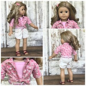 American Girl DOTY Nikki’s Tie Top and Shorts Set